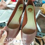 Flatshoes Kulit Asli Warna Coklat