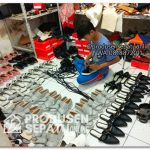 Proses finishing pabrik sepatu rumaha
