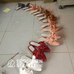Ribbon Mule Shoes Proses Finishing