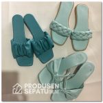 Sandal Cantik Wanita Warna Minty dan Turquise
